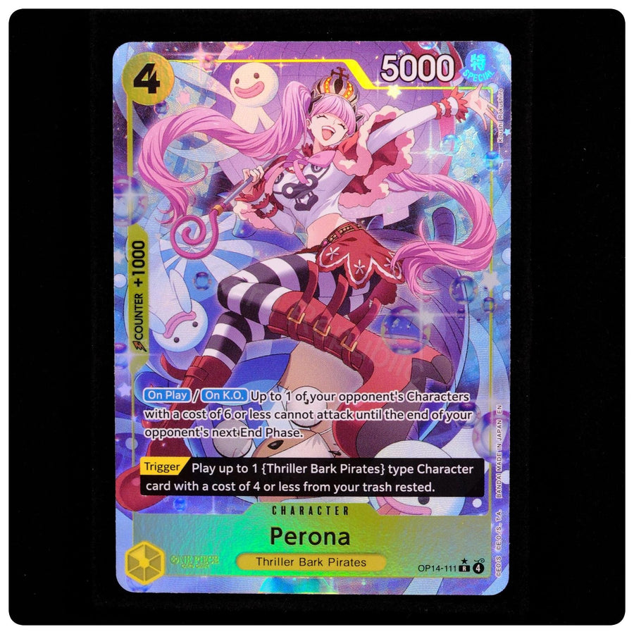 Perona OP14-111 - The Azure Sea's Seven One Piece Foil - Koushi Rokushiro - NM/M