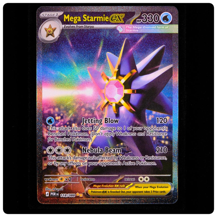 Mega Starmie ex 118/088 Holo - Perfect Order Pokemon - takuyoa - NM/M