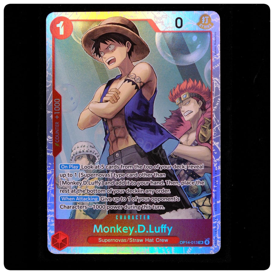 Monkey.D.Luffy OP14-013 - The Azure Sea's Seven One Piece - K.Rokushiro - NM/M