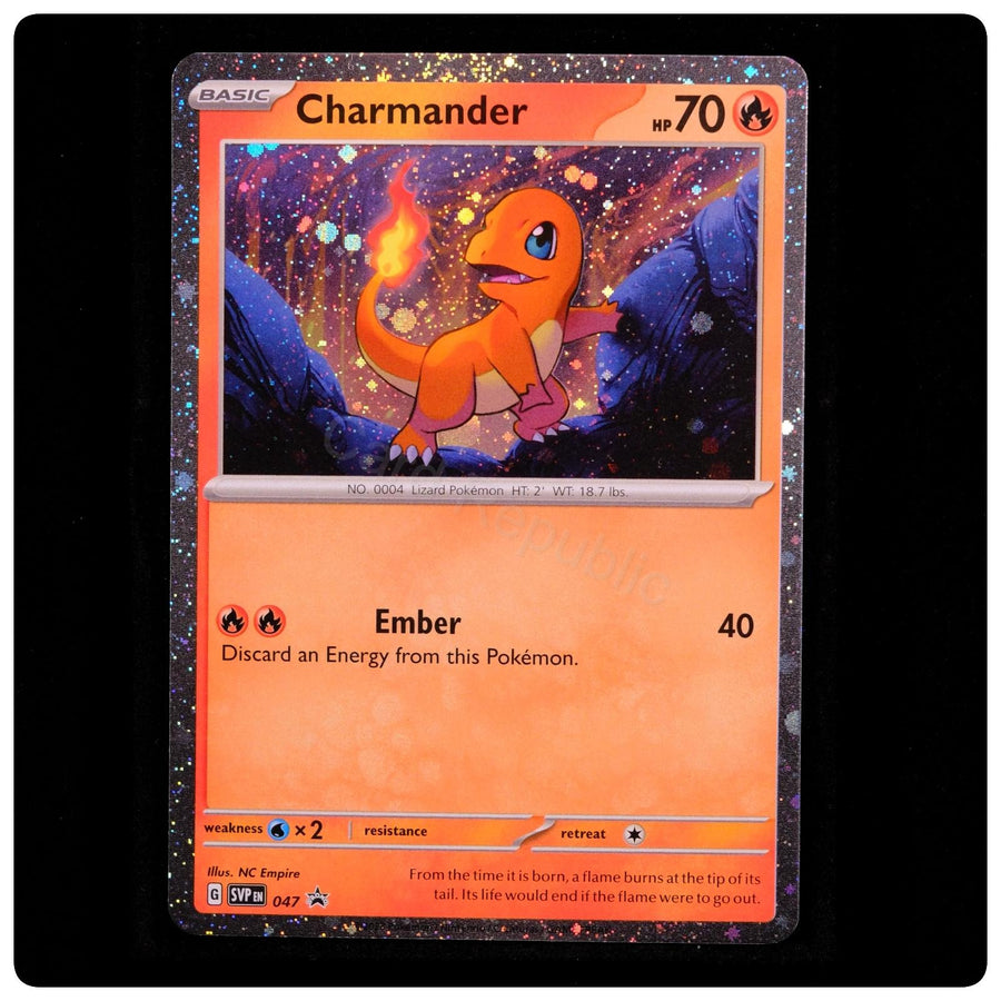 Charmander (Cosmos Holo) 047 - Scarlet & Violet Promo Pokemon - NC Empire - NM/M