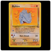 Rhyhorn 61/64 Common - Jungle 1999 Pokemon Unlimited - Mitsuhiro Arita - NM