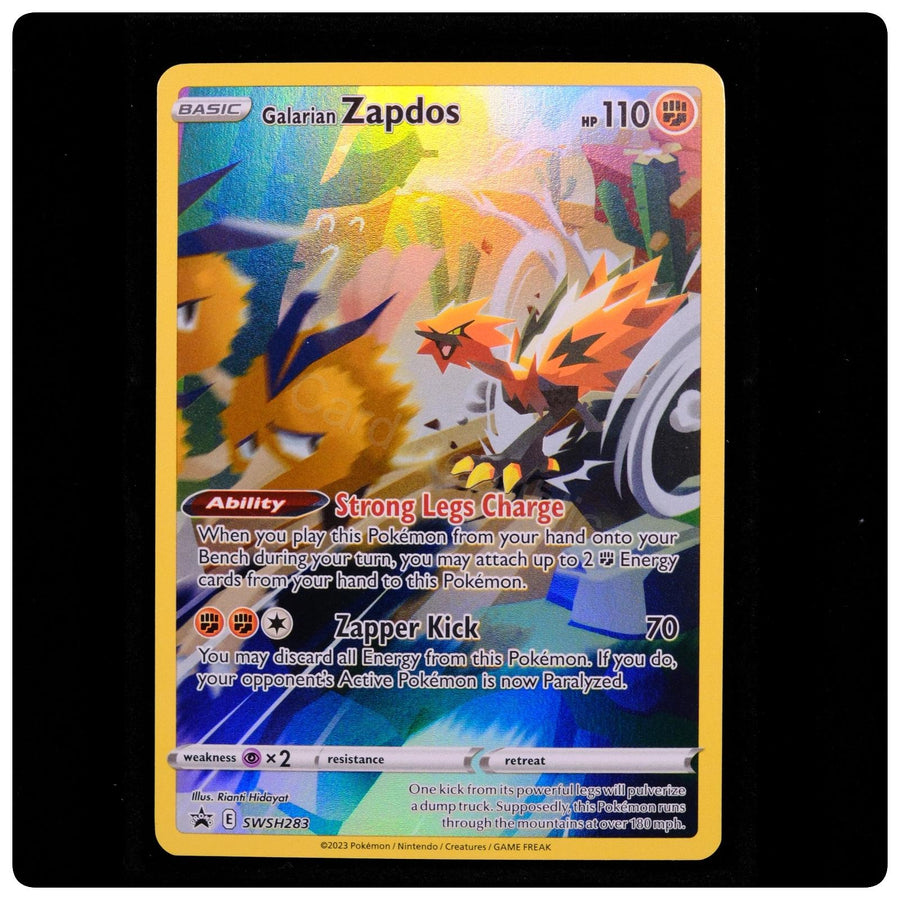 Galarian Zapdos SWSH283 Holo - Sword & Shield Promo Pokemon - R. Hidayat -Mint