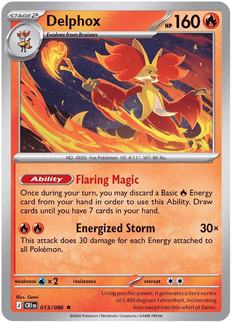 Delphox [Holo] - Chaos Rising - 13