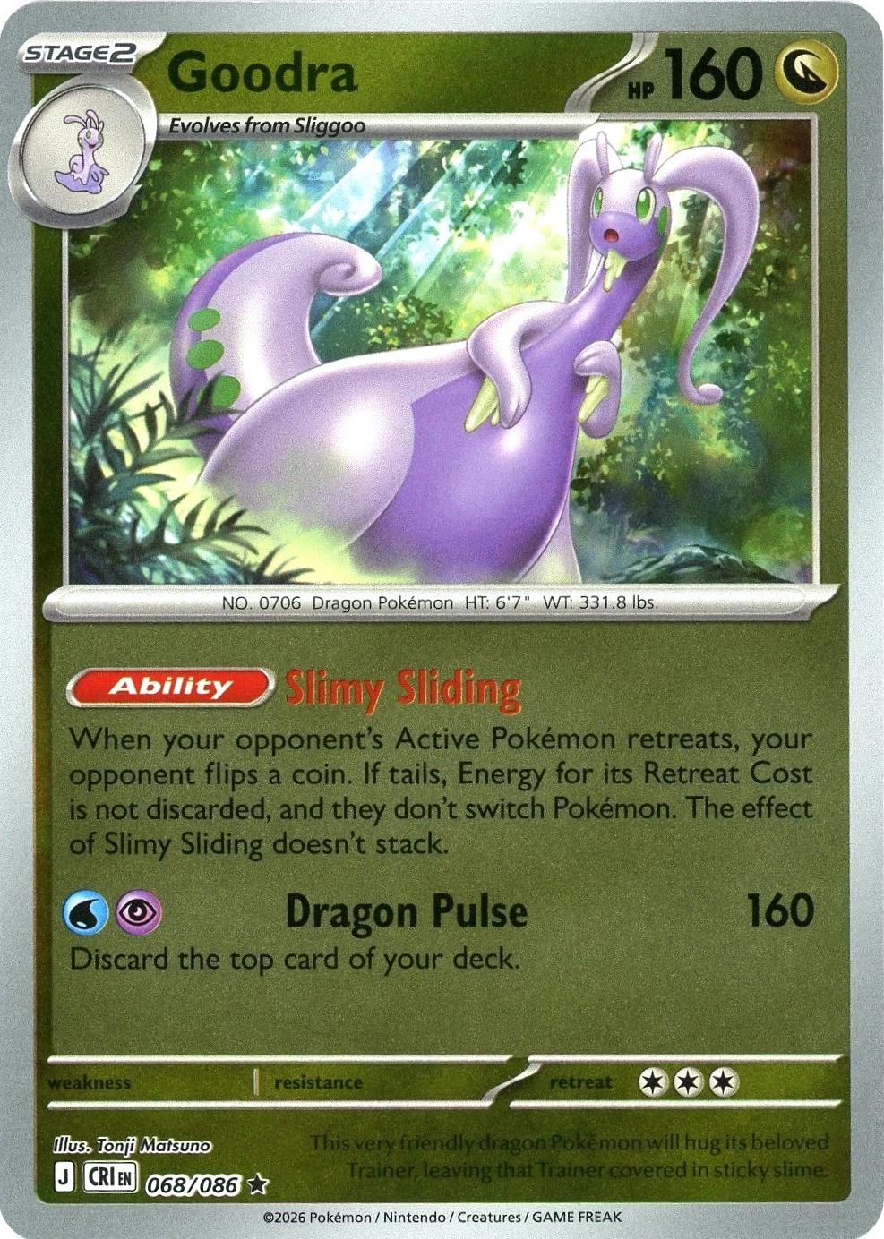 Goodra [Reverse Holo] - Chaos Rising - 68