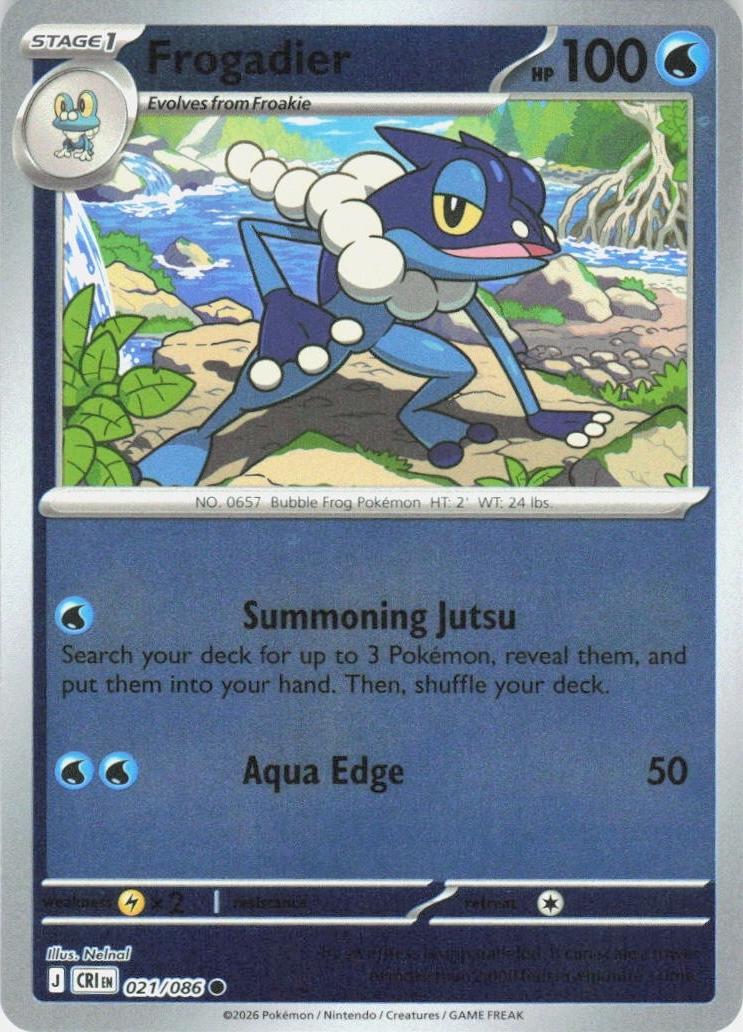 Frogadier [Reverse Holo] - Chaos Rising - 21