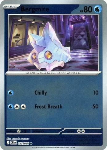 Bergmite [Reverse Holo] - Chaos Rising - 23