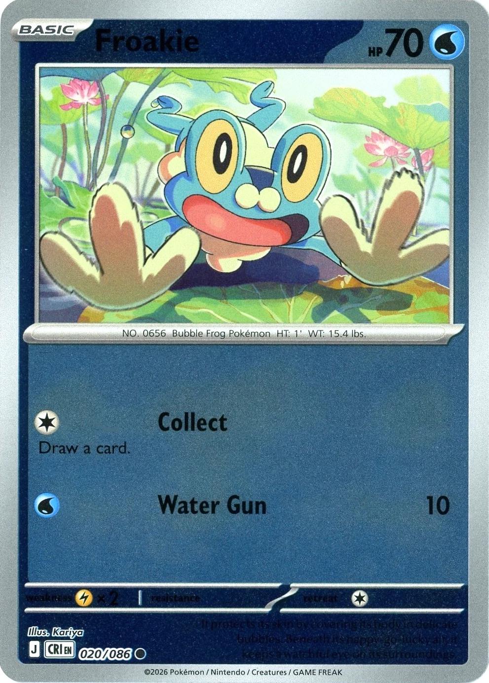 Froakie [Reverse Holo] - Chaos Rising - 20