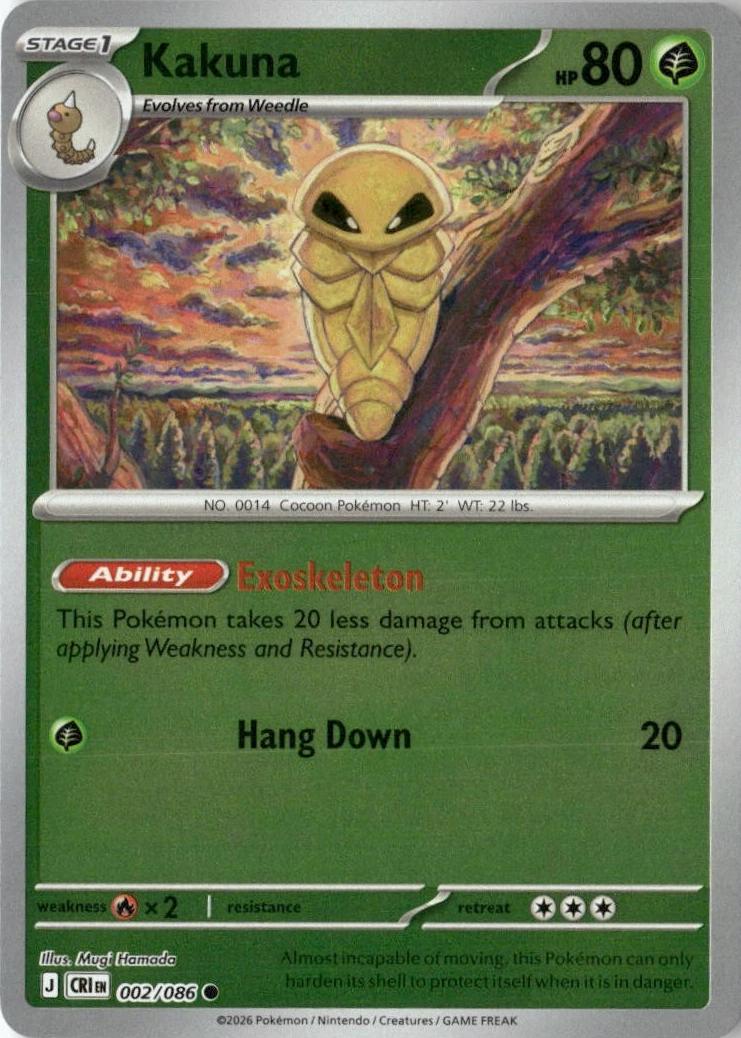Kakuna [Reverse Holo] - Chaos Rising - 2