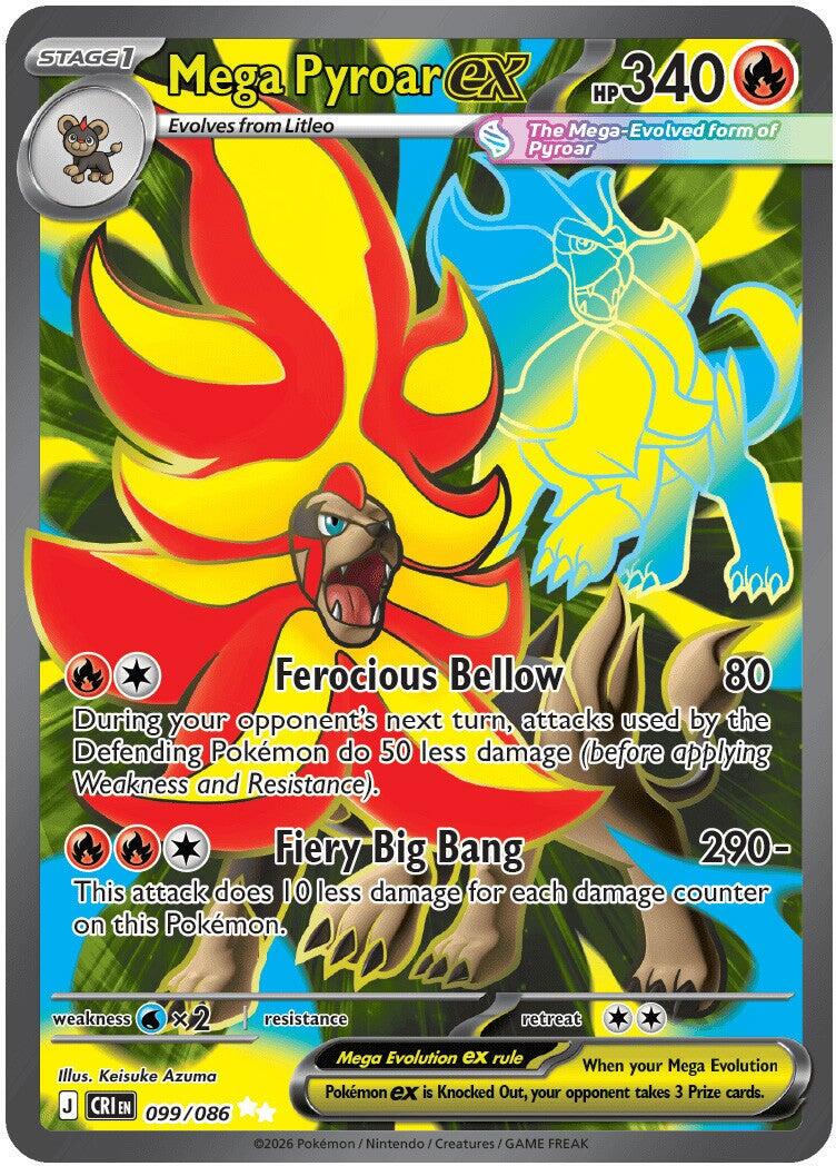 Mega Pyroar ex - Chaos Rising - 99