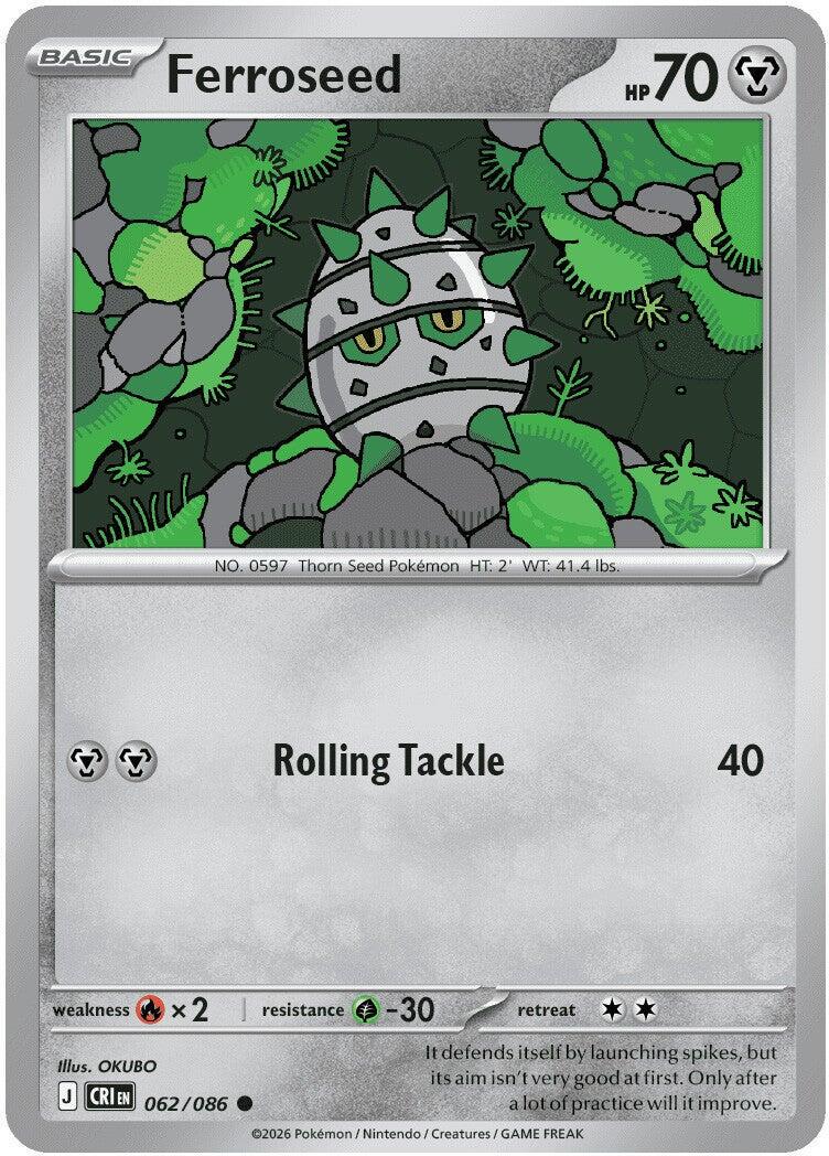 Ferroseed - Chaos Rising - 62