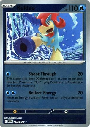 Keldeo [Reverse Holo] - Chaos Rising - 19