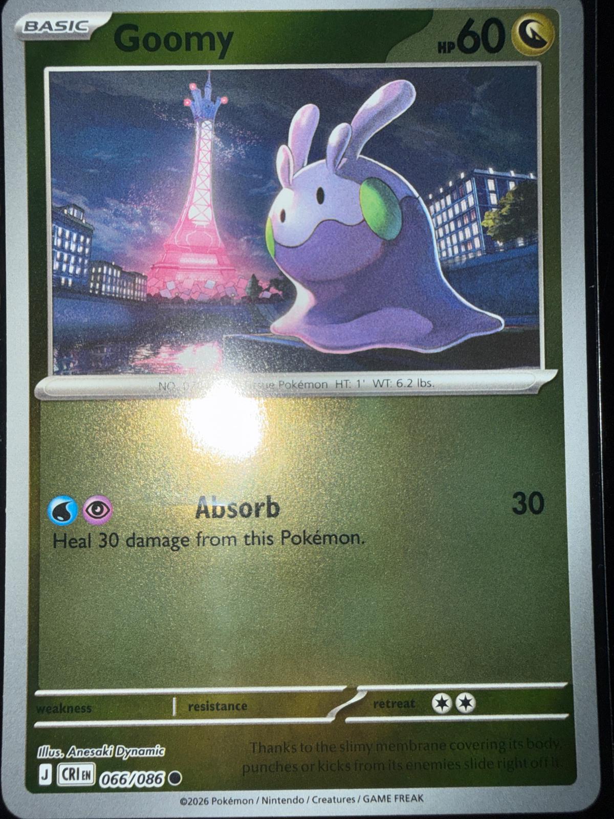 Goomy [Reverse Holo] - Chaos Rising - 66