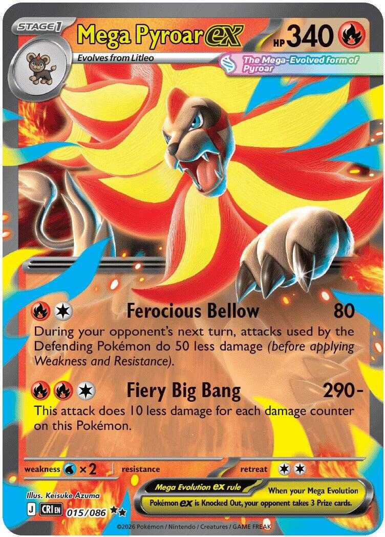 Mega Pyroar ex - Chaos Rising - 15