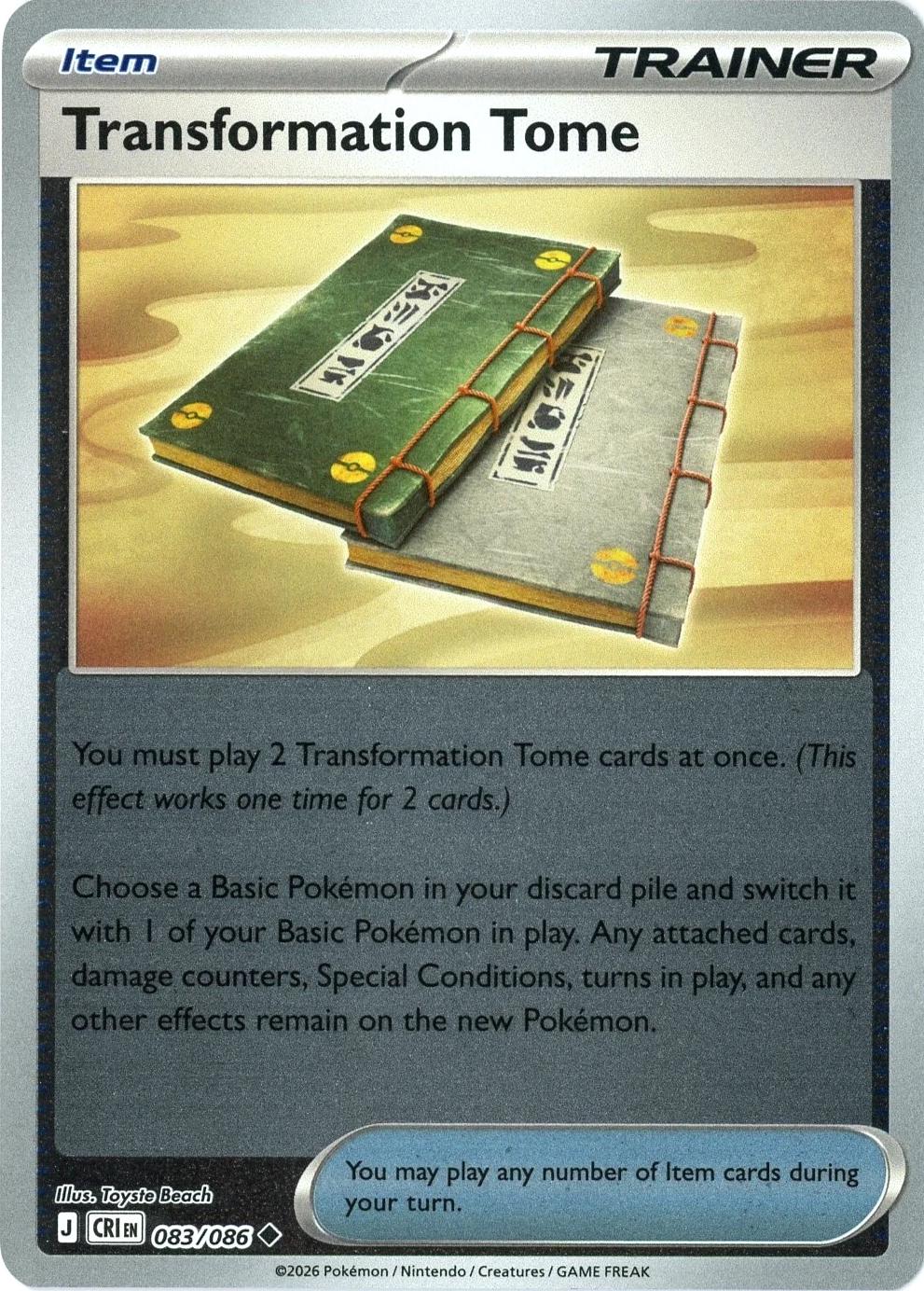 Transformation Tome [Reverse Holo] - Chaos Rising - 83