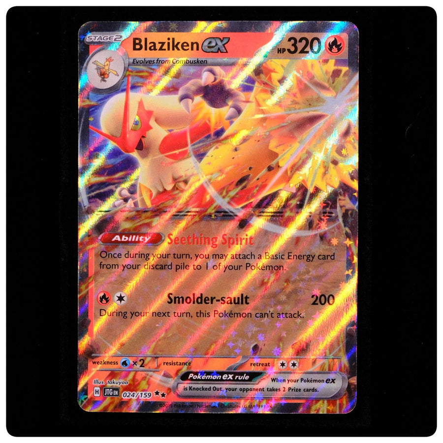 Blaziken ex 024/159 Double Rare - Journey Together Pokemon Holo - takuyoa - NM