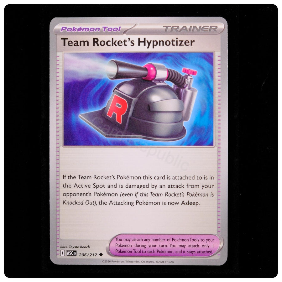 Team Rocket's Hypnotizer 206/217 Uncommon - Ascended Heroes Pokemon - - NM/M