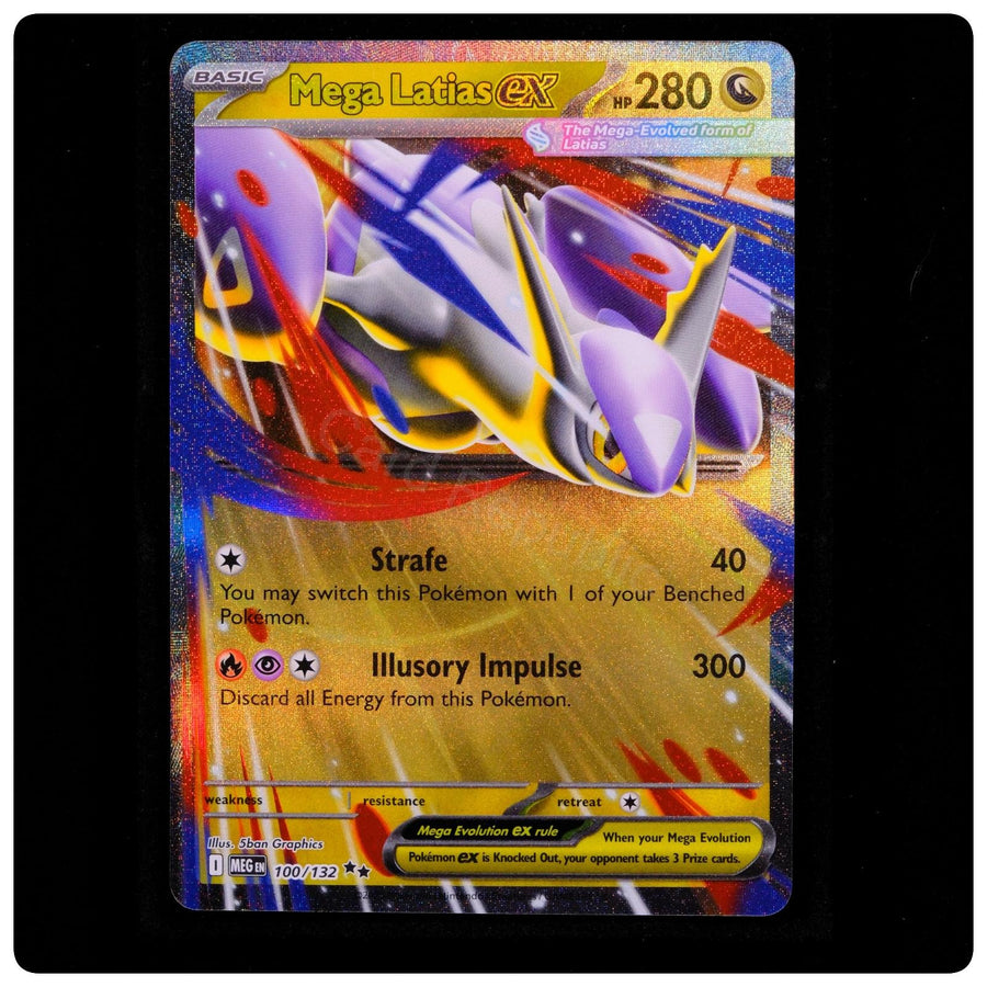 Mega Latias ex 100/132 - Mega Evolution Pokemon Holo - 5ban Graphics - NM/M