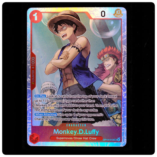 Monkey.D.Luffy OP14-013 - The Azure Sea's Seven One Piece - K.Rokushiro - NM/M