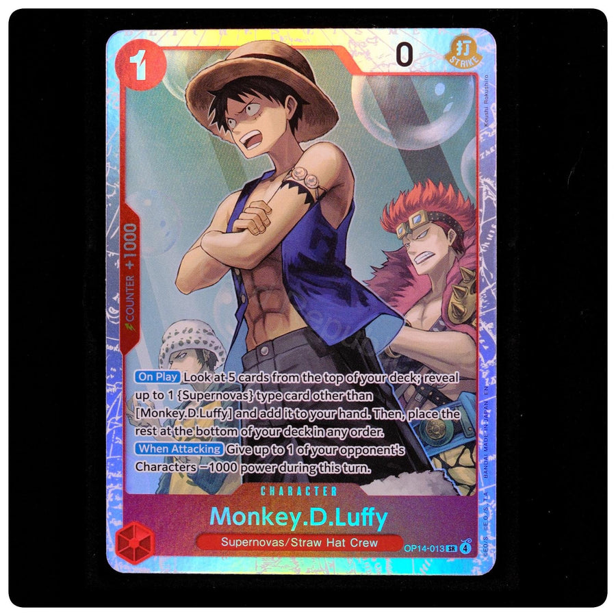 Monkey.D.Luffy OP14-013 - The Azure Sea's Seven One Piece - K.Rokushiro - NM/M