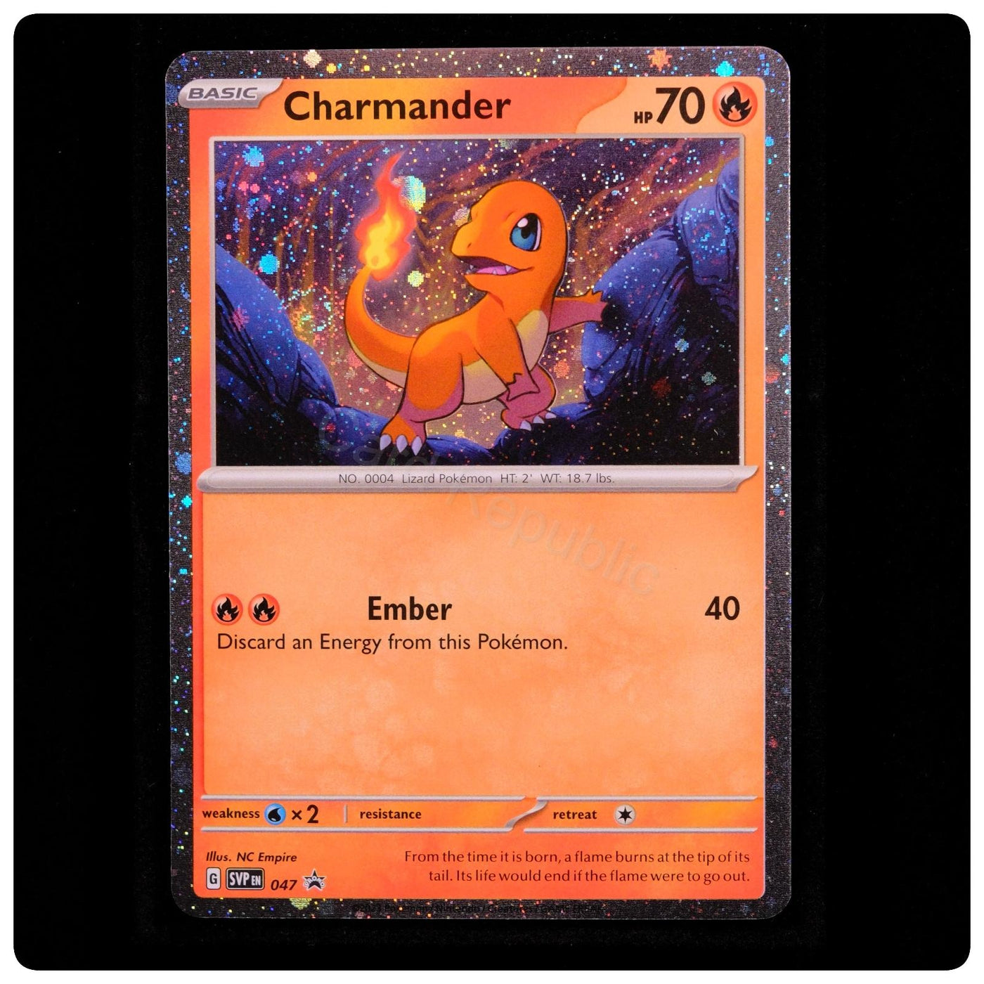 Charmander (Cosmos Holo) 047 - Scarlet & Violet Promo Pokemon - NC Empire - NM/M