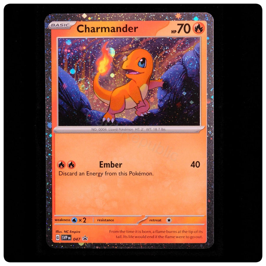 Charmander (Cosmos Holo) 047 - Scarlet & Violet Promo Pokemon - NC Empire - NM/M
