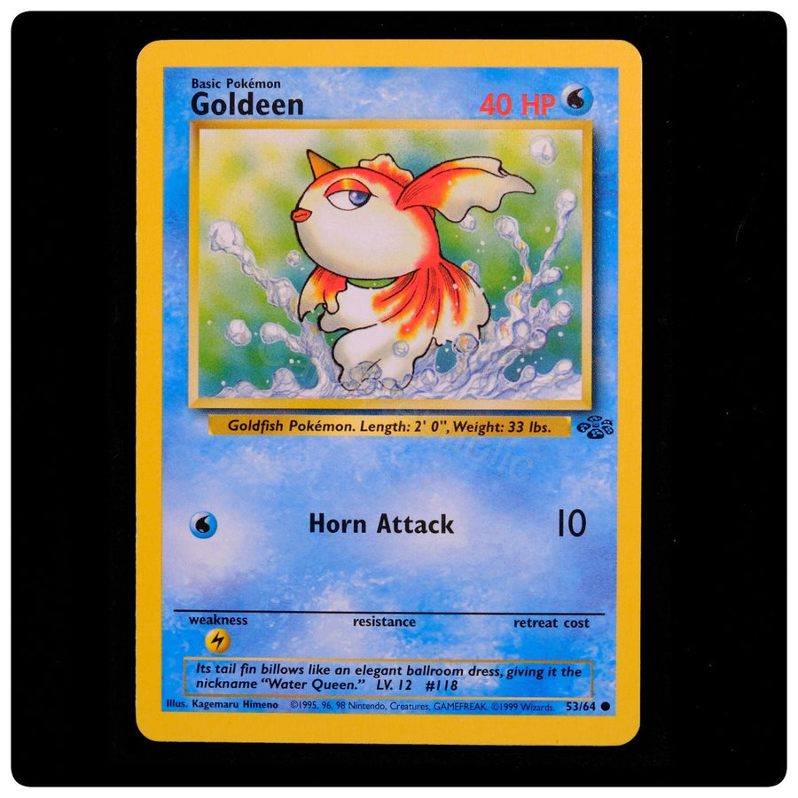 Goldeen 53/64 Common - Jungle 1999 Pokemon Unlimited - Kagemaru Himeno - NM
