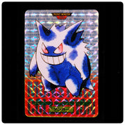 Gengar Prism NO. 094 RED - Bandai Carddass Series 1-2 R Pokemon Japanese - NM