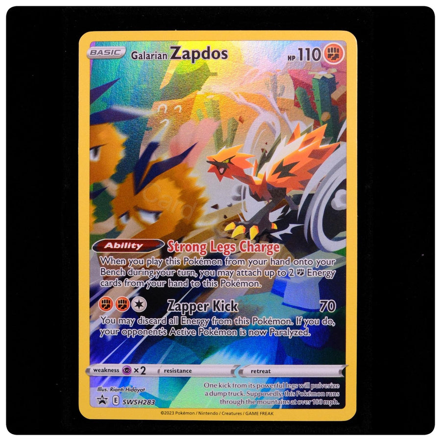 Galarian Zapdos SWSH283 Holo - Sword & Shield Promo Pokemon - R. Hidayat -Mint