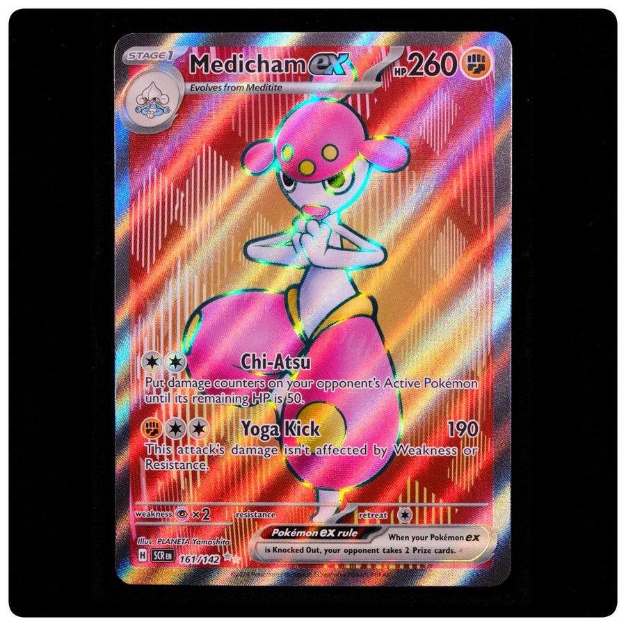 Medicham ex 161/142 - Stellar Crown Pokemon Holo - PLANETA Yamashita - NM