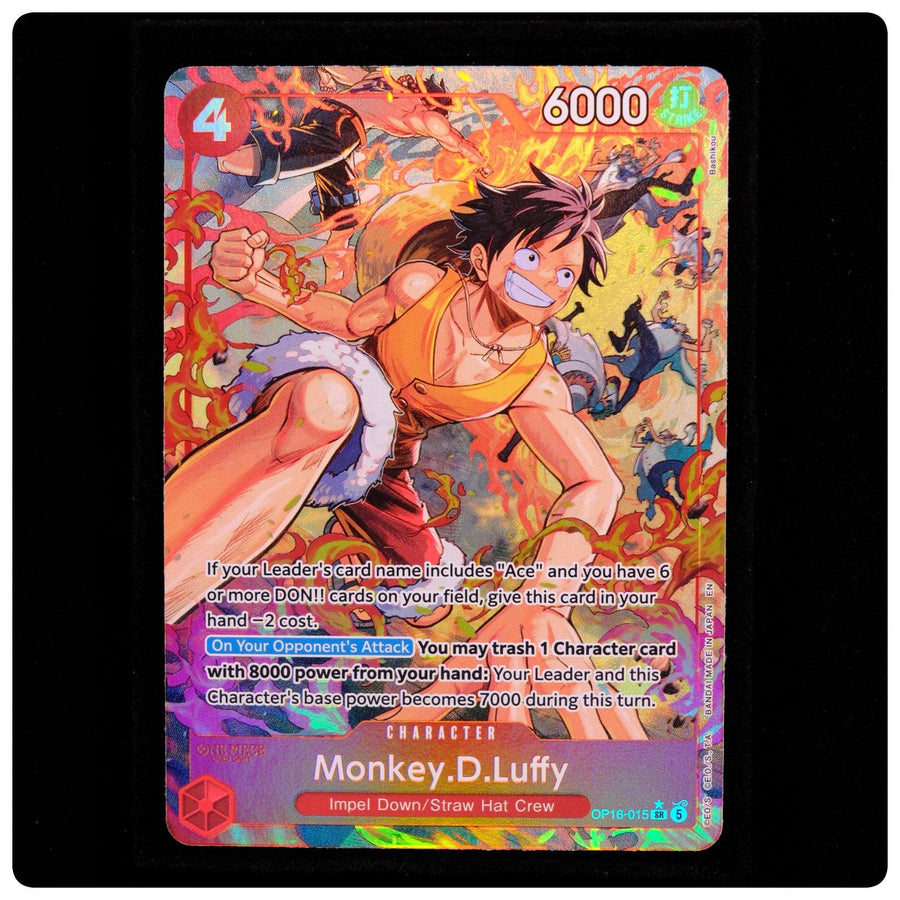 Monkey.D.Luffy (Alternate Art) OP16-015 - The Time of Battle One Piece Foil - NM