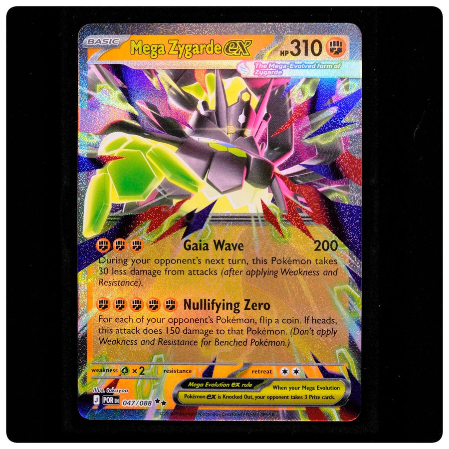 Mega Zygarde ex 047/088 Holo Double Rare - Jumbo Cards Pokemon - takuyoa - NM/M