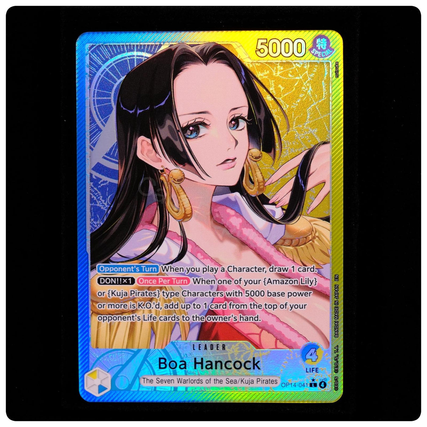 Boa Hancock OP14-041 - The Azure Sea's Seven One Piece Foil - nuisuke - NM