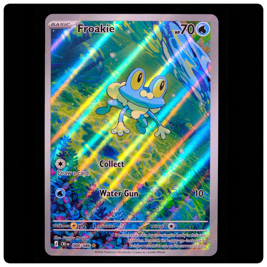 Froakie 088/086 Holo - Chaos Rising Pokemon - Susumu Maeya - NM/M