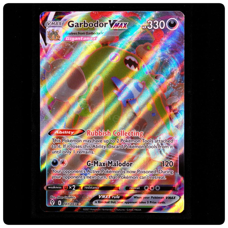 Garbodor VMAX 101/203 Holo - Evolving Skies Pokemon - 5ban Graphics - NM