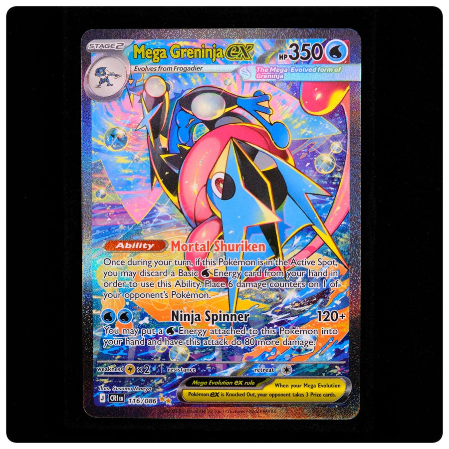 Mega Greninja ex 116/086 Holo - Chaos Rising Pokemon - Susumu Maeya - NM/M