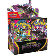 Pokémon trading card game packaging with colorful design