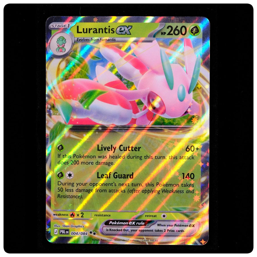 Lurantis ex 004/084 - Pitch Black Pokemon Holo - 5ban Graphics - NM