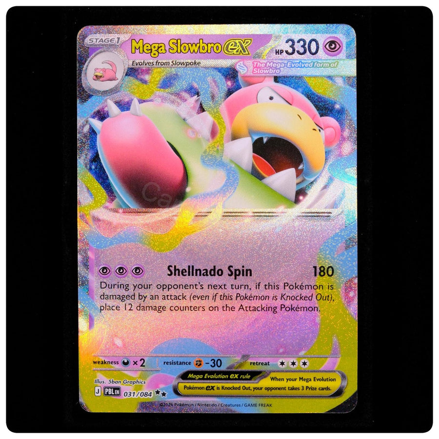 Mega Slowbro ex 031/084 - Pitch Black Pokemon Holo - 5ban Graphics - NM