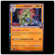 Team Rocket's Tyranitar (STAMPED) 096/182 Holo - Ryuta Fuse - NM