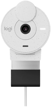 Logitech: Brio 300 Full HD Webcam (Off-White)