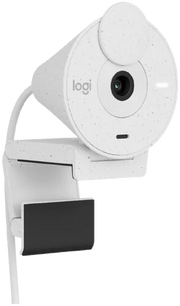Logitech: Brio 300 Full HD Webcam (Off-White)