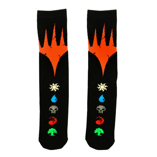 Magic: The Gathering: Mana Symbols Crew Sock (9-12 Adult)