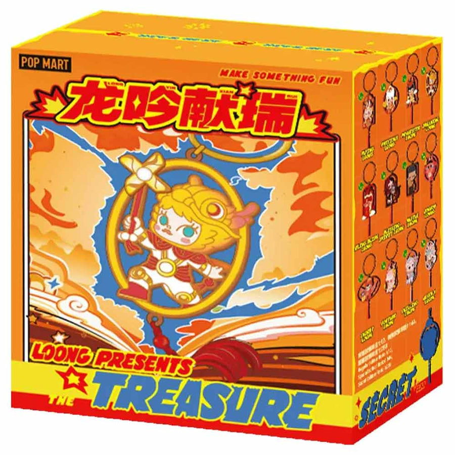 POP MART: Loong Presents the Treasure Series Pendant Blind Box (Single Box)