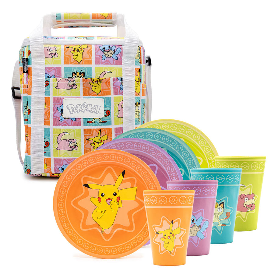 Pokémon: Kanto Favourites Picnic 4-Piece & Picnic Bag