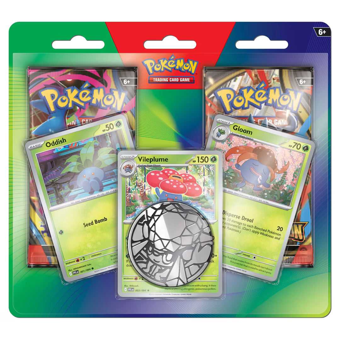 Pokémon TCG: Enhanced 2 Pack Blister (Oddish, Vileplume & Gloom)