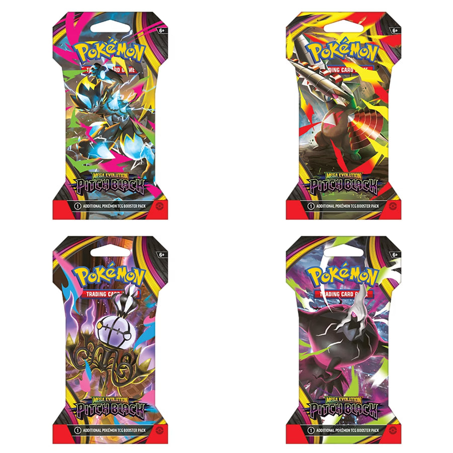 Pokémon TCG: Mega Evolution Pitch Black Sleeved Booster Pack (Assorted)