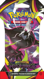 Pokémon TCG: Mega Evolution Pitch Black Sleeved Booster Pack (Assorted)