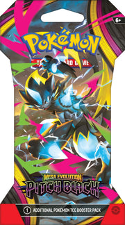 Pokémon TCG: Mega Evolution Pitch Black Sleeved Booster Pack (Assorted)