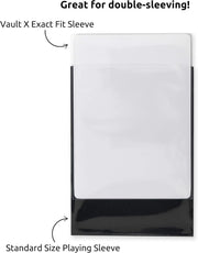 Vault X: Exact Fit Sleeves - Clear - 100 Pack