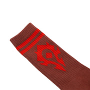 World of Warcraft: For the Horde! Sport Socks (9-12 Adult)